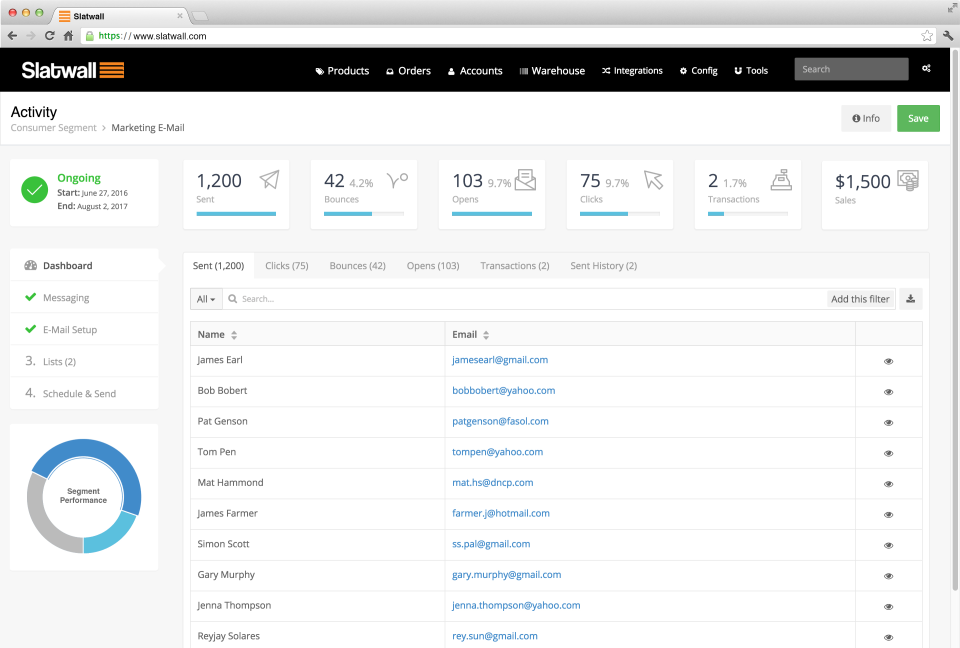 screenshot of Slatwall Commerce